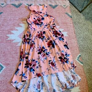 Young girls floral dress. Whimsy fairy